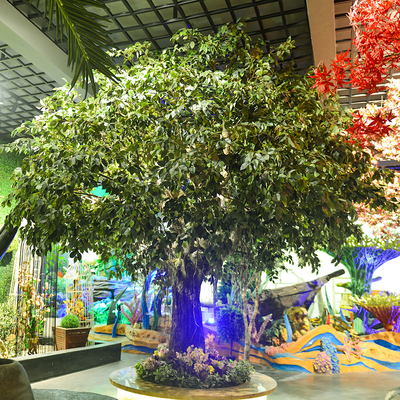 ficus C degli alberi artificiali del paesaggio di 2m il grande disegna la mostra su ordinazione Hall Foliage Tree di altezza