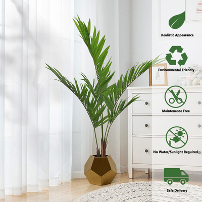 Outdoor Garden Artificial Potted Floor Plants 120-180cm Height Kenita Tree With Pot