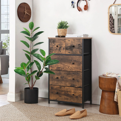 Artificial Potted Floor Plants Small Ficus Pandurata For Garden Decoration