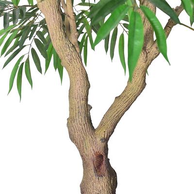 Factory Sale 280cm artificial potted plant faux weeping fig tree for Elegant Indoor decoration