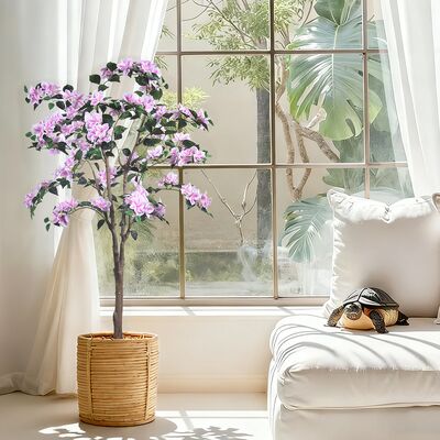 Wholesale 150cm 180cm Artificial Bougainvillea Tree - Model C Light Pink | Haihong Factory Direct | UV Resistant Artificial Flowers | Bulk Decor