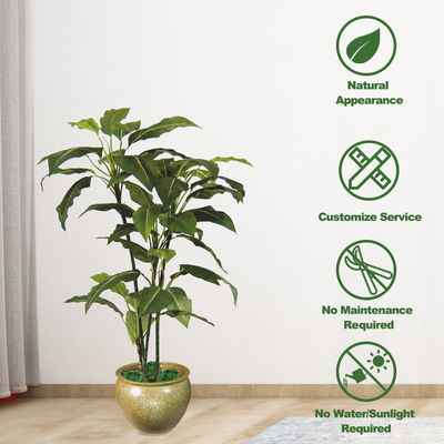 Faux DIEFFENBACHIA PLANT Custom Size No Maintenance Required Cozy Indoor Decor No Nursing Bonsai