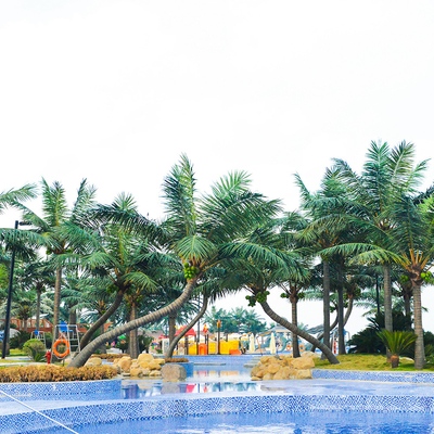 Custom Height 3-30m Evergreen Artificial Coconut Palm Tree For Outdoor Events