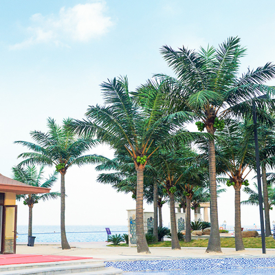 Custom Height 3-30m Evergreen Artificial Coconut Palm Tree For Outdoor Events