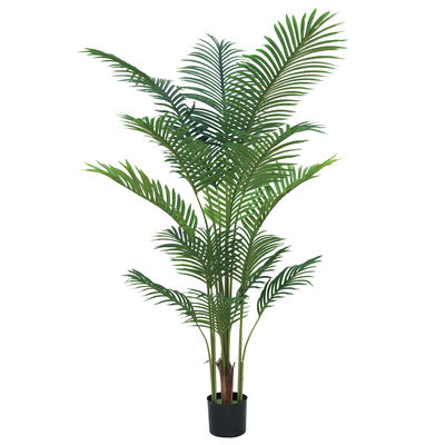 6ft Indoor Artificial Palm Trees thick foliage Tall Faux Silk Large Artificial Plant For Home Decor