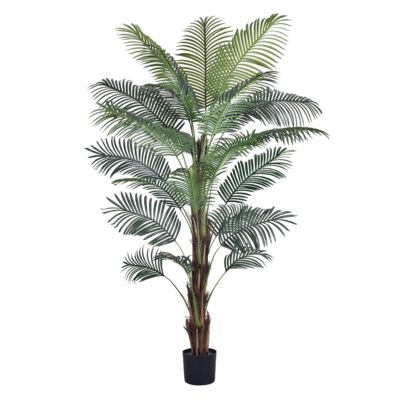 Piante verdi artificiali da interno da 6 piedi Palma artificiale da interno​ Palma di Areca più realistica per l'arredamento della casa