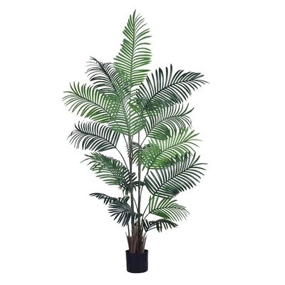 All'ingrosso Palma artificiale interna da 180 cm - J Style Areca Palm. Piante artificiali alte per il soggiorno.