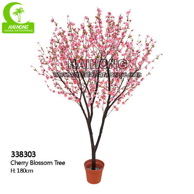 Abbellimento artificiale fatto a mano di simulazione 180cm Cherry Blossom Tree For Garden della fabbrica alto